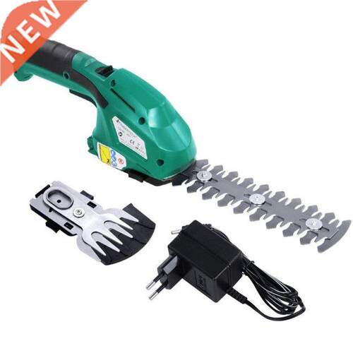 7.2V 2in1 Electric Trimmer Cordless Grass Hedge Trimmer Rech