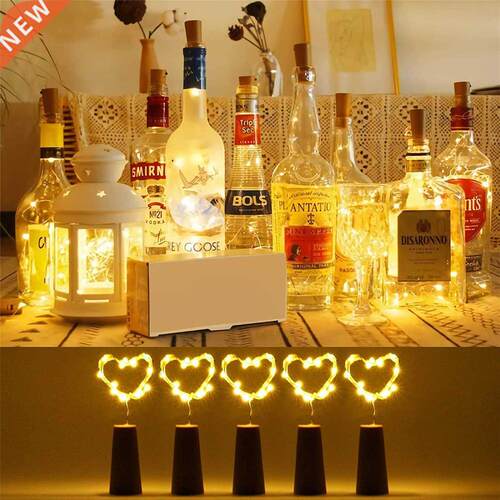 6Pcs Pcs/Lot Wine Bottle Lights with Cork  LED Lighting