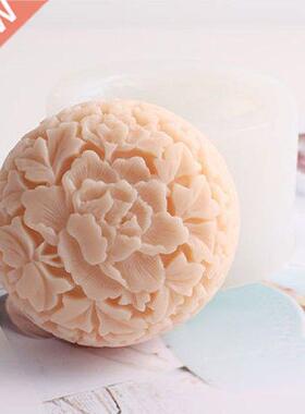Peony Flower Silicone Soap Mold  Aroma Plaster Crafts