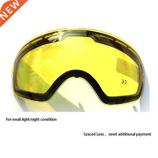 GOG 201 Lens Yellow Graced Magnetic Lens For Ski Goggles Sph