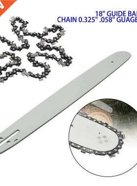 18 Chainsaw Guide Bar + Chain 0.325 .058 Guage 72DL For C