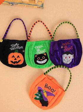 Halloween Travel Storage Bag Cotton Drawstring Bag Eco Reusa