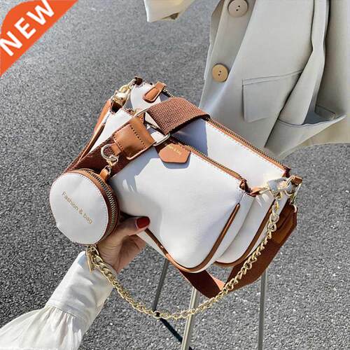 faion chains women oulder bags designer wide strap messe