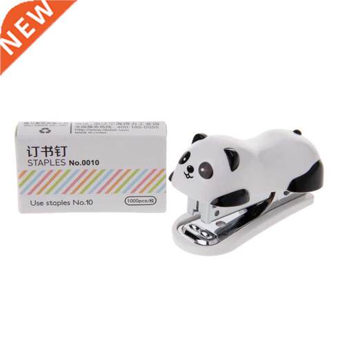 Mini Panda Stapler Set Paper Binder Within 1000pcs Staples O