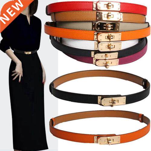 2021 New Luxury Brand High Quality Women Real Leather 1.8cm