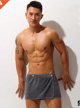 Men's Wearale ath Towel Magic Shower Skirt Soft reathale