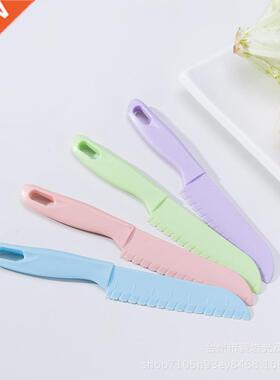Sawtooth Cutter Plastic Fruit Knife Safe Kitchen Knife Kids
