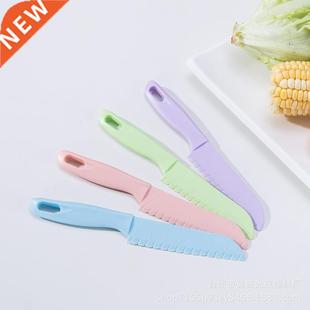 Sawtooth Cutter Plastic Fruit Knife Safe Kitchen Knife Kids