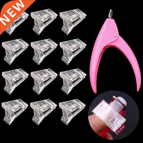 Nail Tips Clip Reusable Fix Fake Nails ABS Quick Building