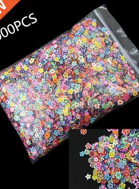 1000Pcs Polymer Clay Flower Crafts Flatback Scrapbookng For
