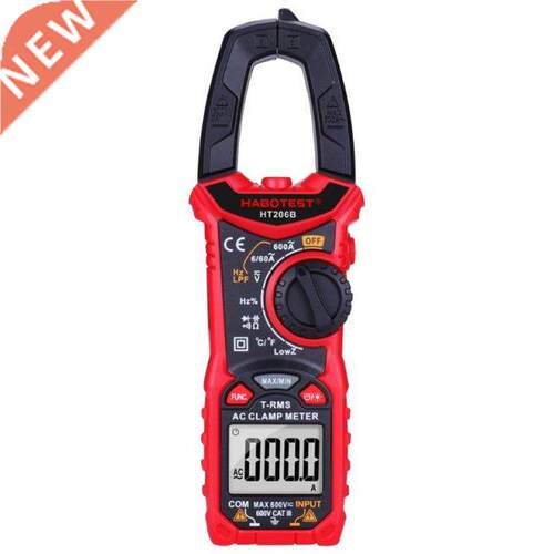 HT206 AC/DC Digital Clamp Meter Multimeter High Precision Ca