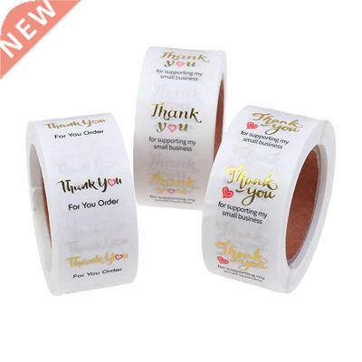 500Pcs/roll Thank You Sticker For Seal Label Scrapbooking C