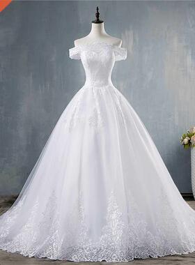 ZJ8150 ZJ9150 2022 2022 new White Ivory Off the Shoulder Wed