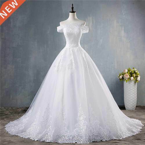 ZJ8150 ZJ9150 2022 2022 new White Ivory Off the Shoulder Wed