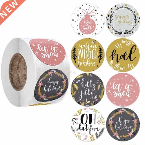 500pcs thank you sticker design diary Christmas sticker new