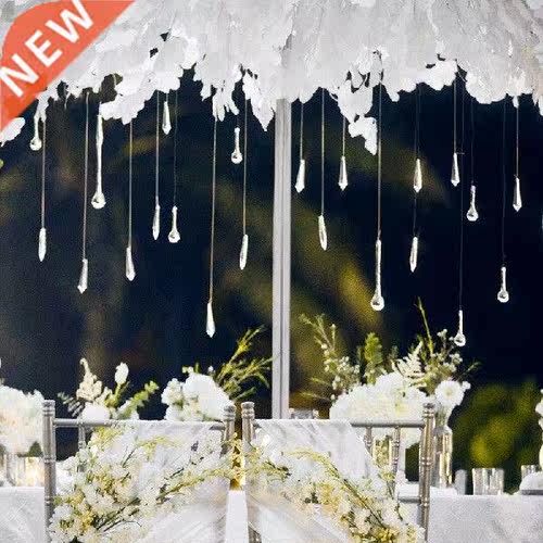 10pc Wedding stage ceiling transparent acrylic crystal