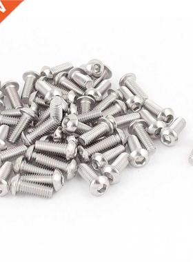 M6x16mm Hex Socket Button Head Screws 50 Pcs