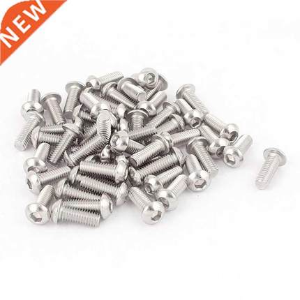 M6x16mm Hex Socket Button Head Screws 50 Pcs