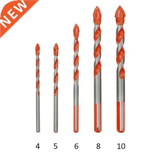 5pcs Ceramic Wall Glass Twist Drill Bit Hole Punching Hole D