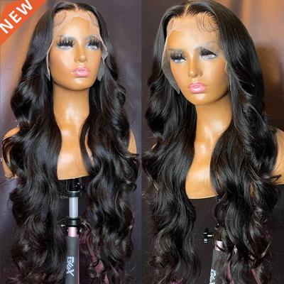 360 HD Transparent Lace Front Human Hair Wigs Pre Plucked 13