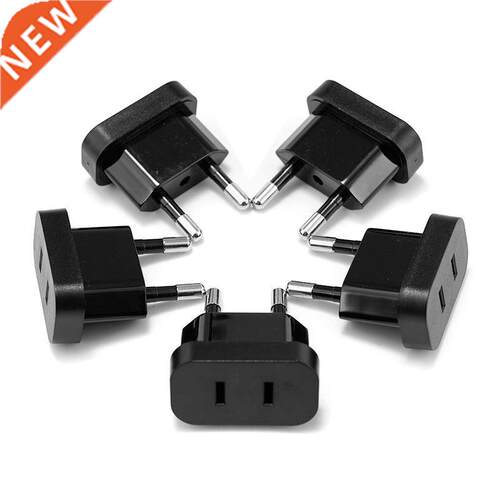 10pcs EU Plug US to EU Plug Adapter Electrical Converter