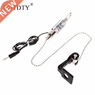 OOTDTY Fishing Alarm Iron Fishing Bite Hanger Swinger LED