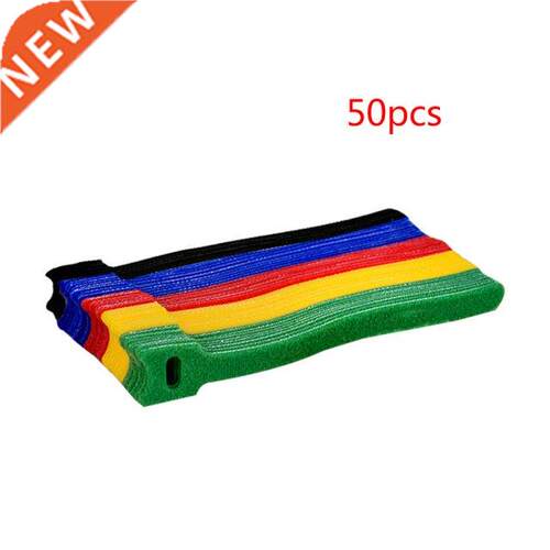50pcs T-type Cable Tie Wire Reusable Cord Organizer Wire 15
