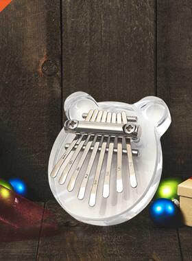 8 Keys Mini Kalimba Crystal Thumb Piano Exquisite Finger
