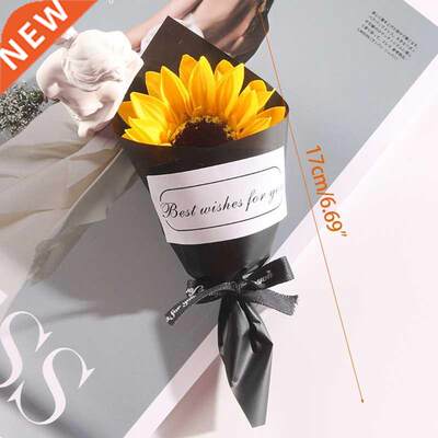 G6DA 5 Pcs/Set Small Handmade Flower Bouquets Miniature