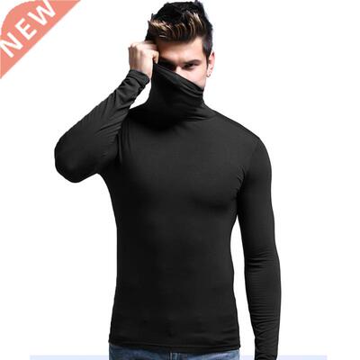 Winter High Collar Rashguard Men	s Thermal Underwear