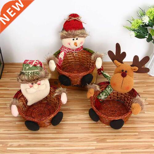 New Cute Christmas Candy Basket Decoration Christmas