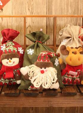 New Santa Claus Christmas Gift Bag Decoration Gift Gunny