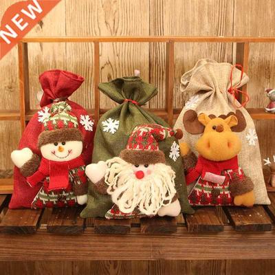 New Santa Claus Christmas Gift Bag Decoration Gift Gunny