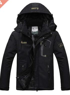 2022 Men's Winter Inner Fleece Waterproof Jacket Outdoor Spo