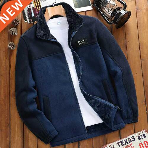 Autumn Winter Polar Fleece Jacket Men Thermal Fleece Tactica