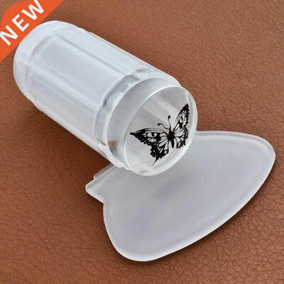 soft Silicon Clea Jelly Sticky Stame2.8CM Nail At Stam