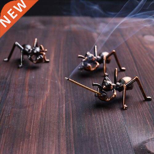 New Creative Alloy Incense Stick Burner Holder Ant Shape