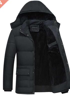 Winter Coat Men Fashion Mens Parkas Thicken Male Thick Warm