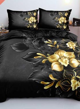 D Design Flower Duvet ver Sets Bed Linens Bedding Set Quilt
