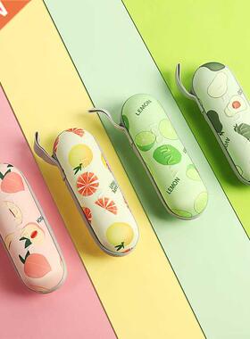 Mini Five-Fold Umbrell Fruit Cpsule Sun womens umbrell Su