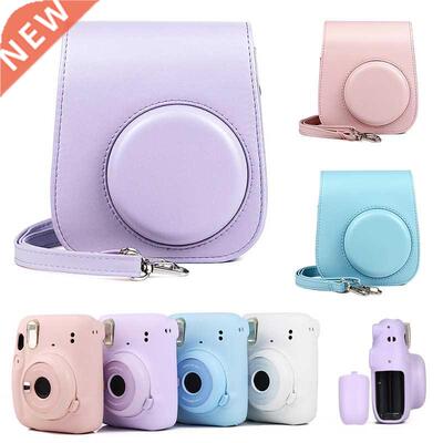 For Instax Mini 11 Camera Case PU Leather Soft Silicone Cove