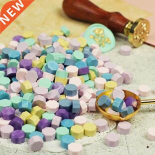 100pcs Retro Octagon Sealing Wax Seal Stamp Wax Beads For