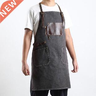 Vintage Canvas Workshop Aprons With Pockets Craftsman