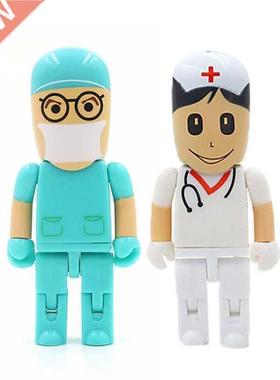 Doctor usb flash drive nurse model usb sticks pendrive 128GB