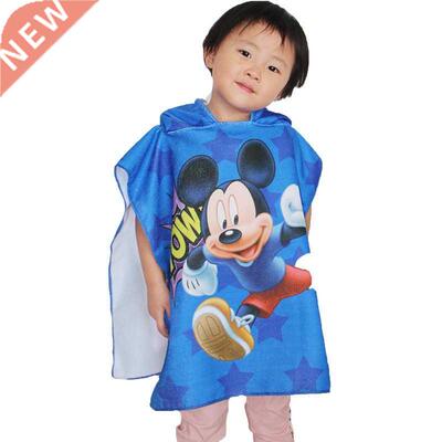 Disney children kids hooded bath towel cape beach towel bla