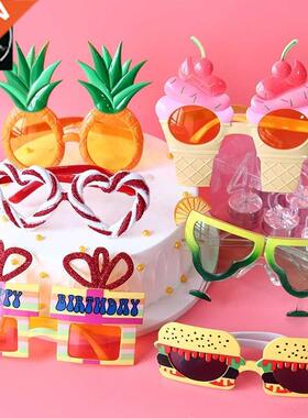 funny glasses happy birthday glasses for children cake