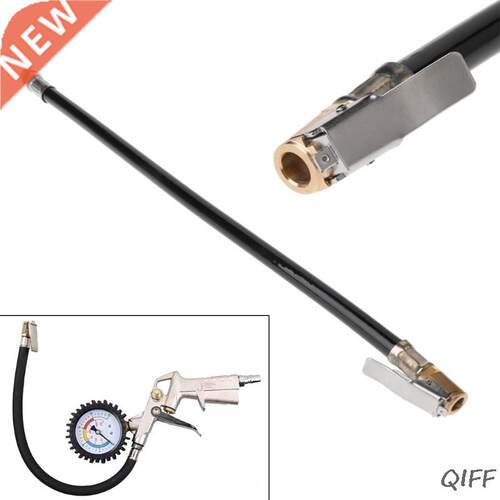 ir Tyre Infltor Pressure Cr uto Tire Pump Hose Guge Fl