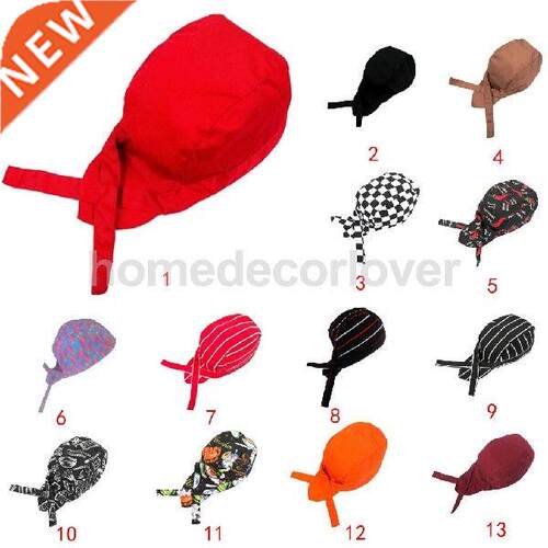 Pirate Skull Cap Chef Hat Waiter Cap Chef Cap Professional C