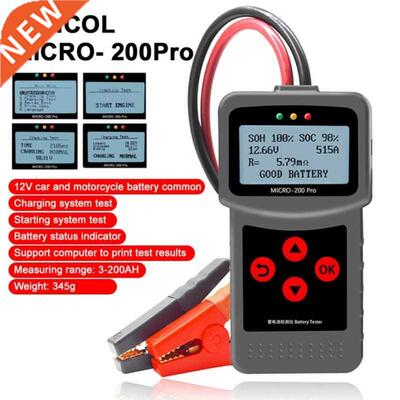 Micro 200Pro 12V 24V Car Battery Tester Digital Alternator