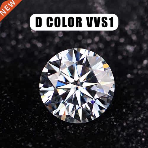 Sale at a loss! Real 0.1ct To 6ct D Color Round Cut Loose Ge